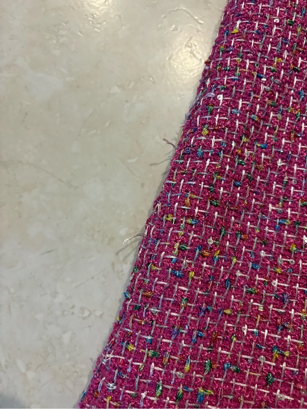 Pink Tweed Shift Dress for Girls - Brand: Hatley